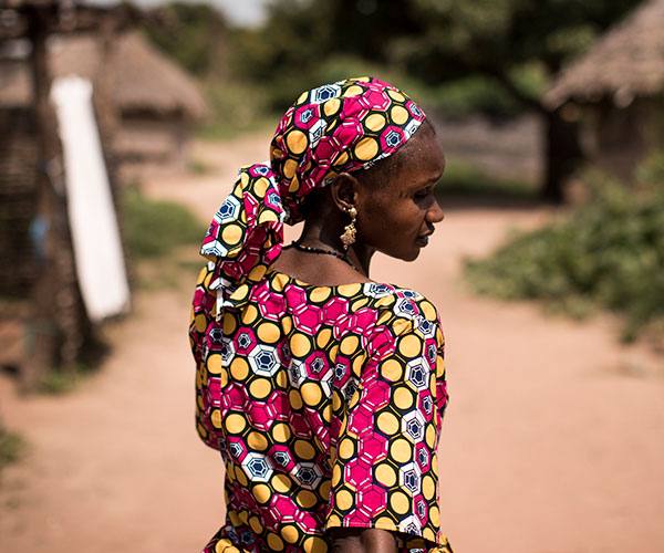 Hawa, an Action Against Hunger community health worker in Mali.