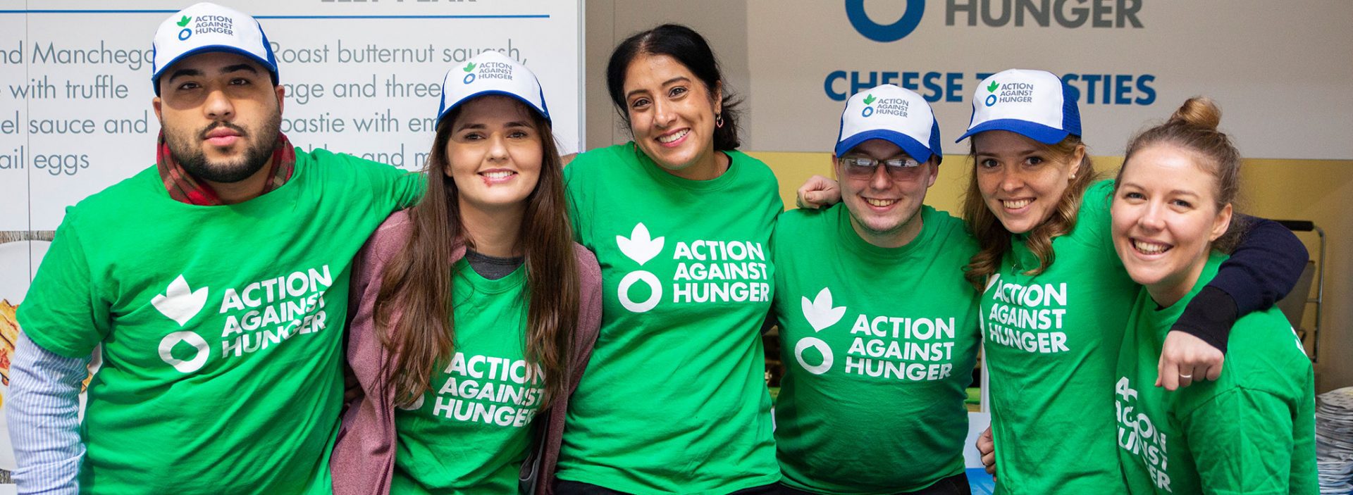 Action Against Hunger fundraisers at Taste of London event