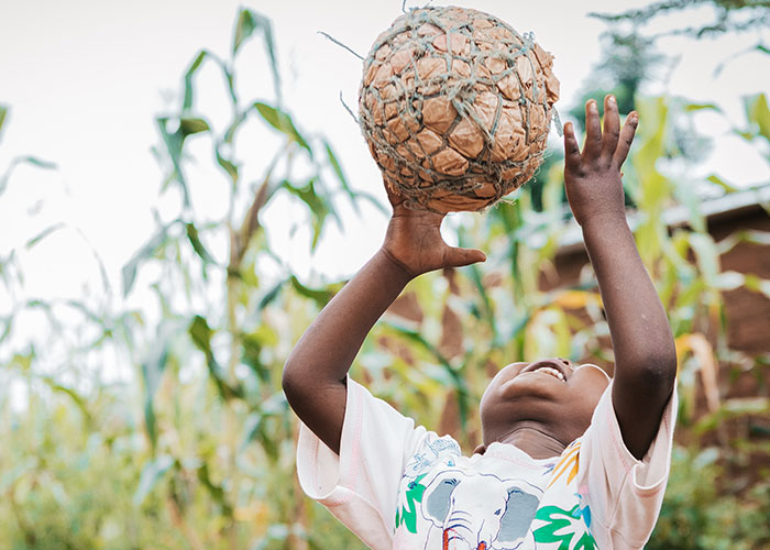 Action Against Hunger helped four-year-old Rodrick to recover from malnutrition.