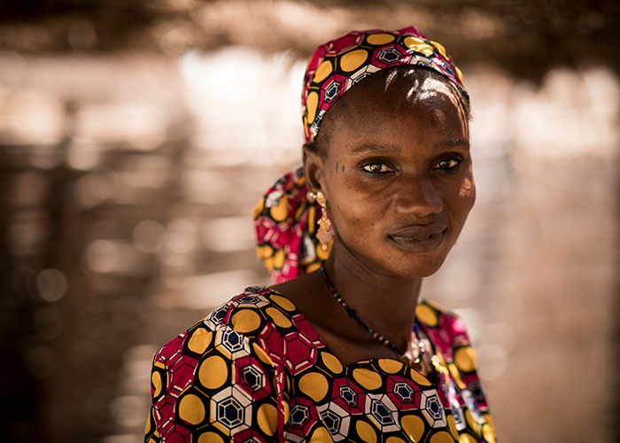 Hawa, an Action Against Hunger community health worker in Mali.