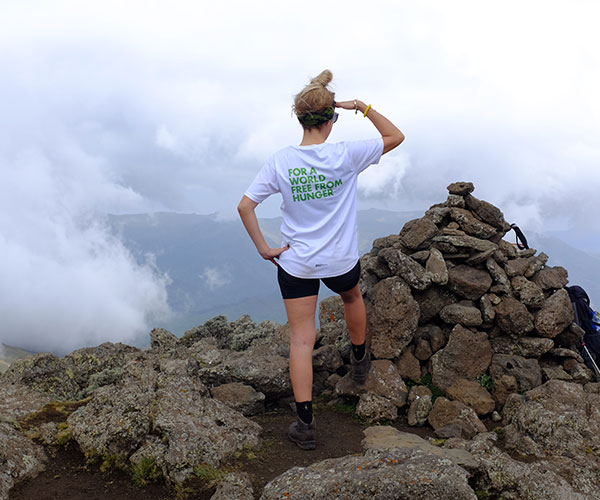 Action Against Hunger trekker