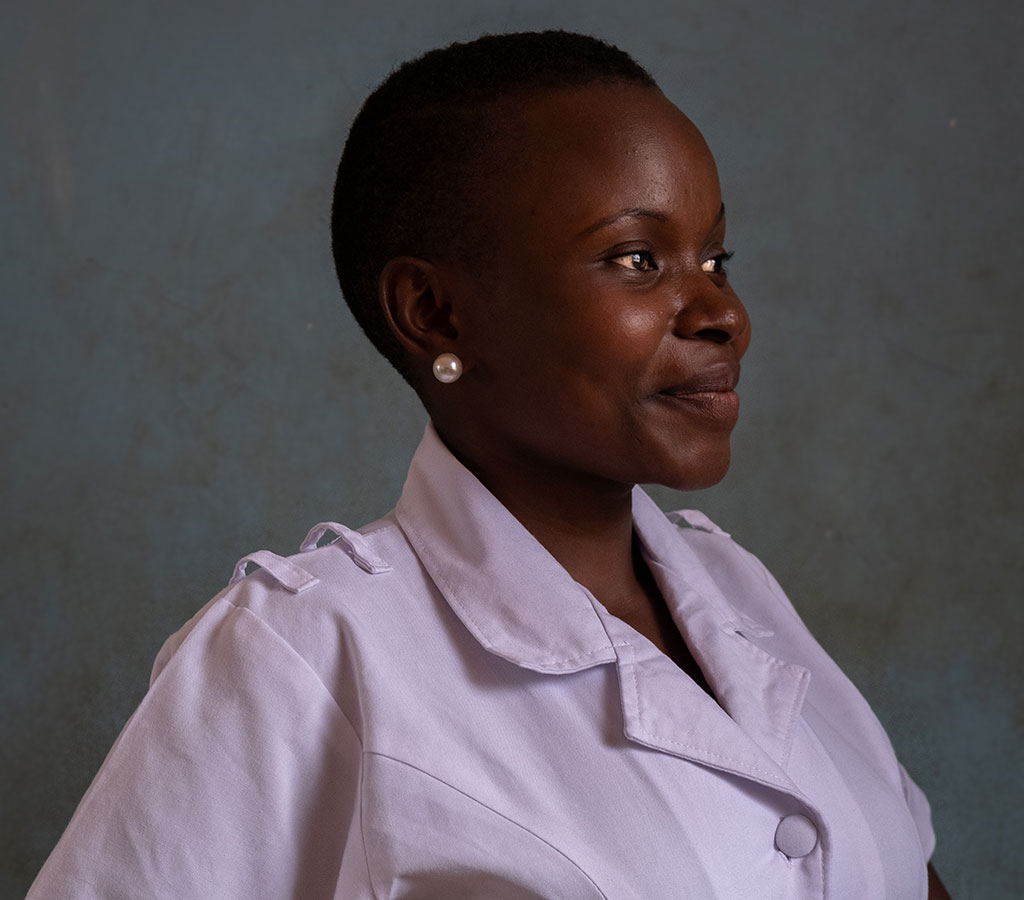 Winifred is a staff member in a health centre in Tanzania