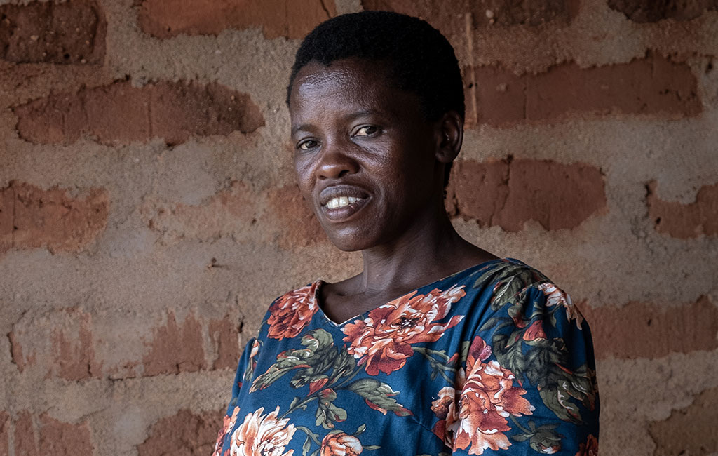 Yuster is a community health worker in Tanzania