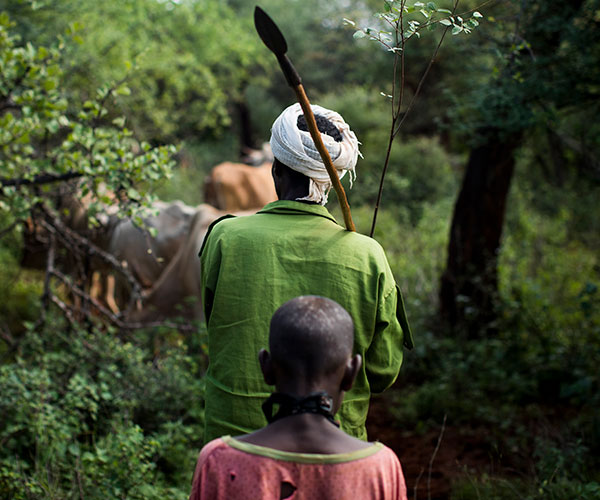 Garbicha, a herder supported by Action Against Hunger in Ethiopia.