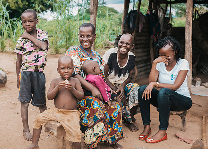 A community supported by Action Against Hunger in Tanzania.