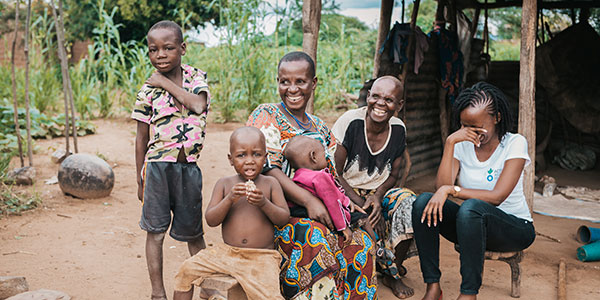 A community supported by Action Against Hunger in Tanzania.