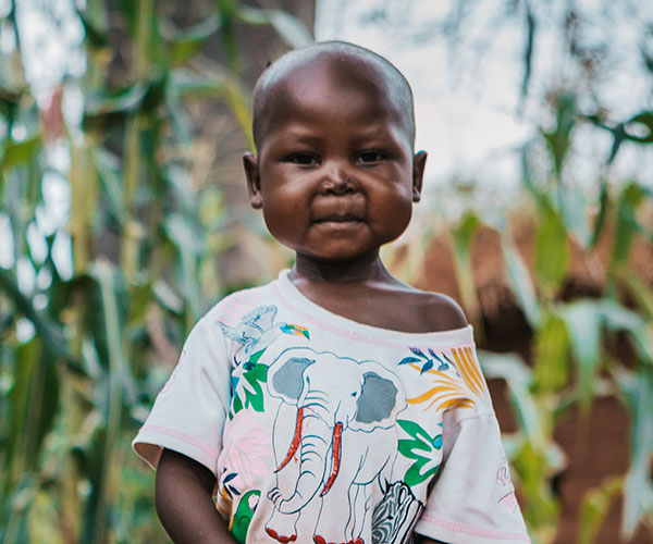 Rodrick, a boy supported by Action Against Hunger in Tanzania.