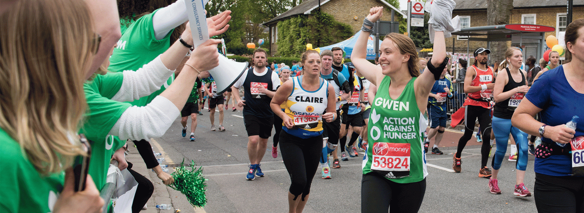 Gwen running London Marathon for Action Against Hunger