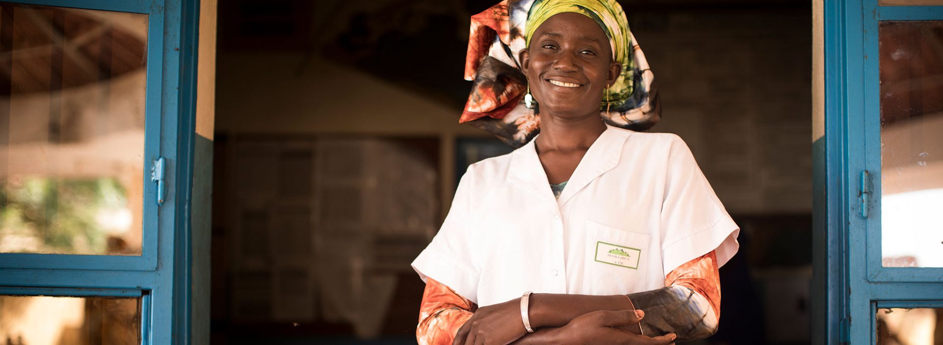 An Action Against Hunger community health worker in Mali.