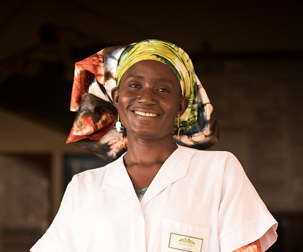 An Action Against Hunger health worker in Mali.