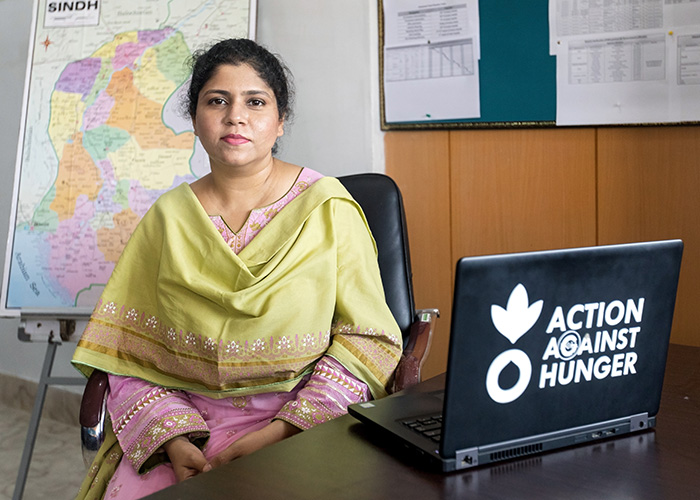 Ayesha is an Action Against Hunger member of staff in Pakistan.