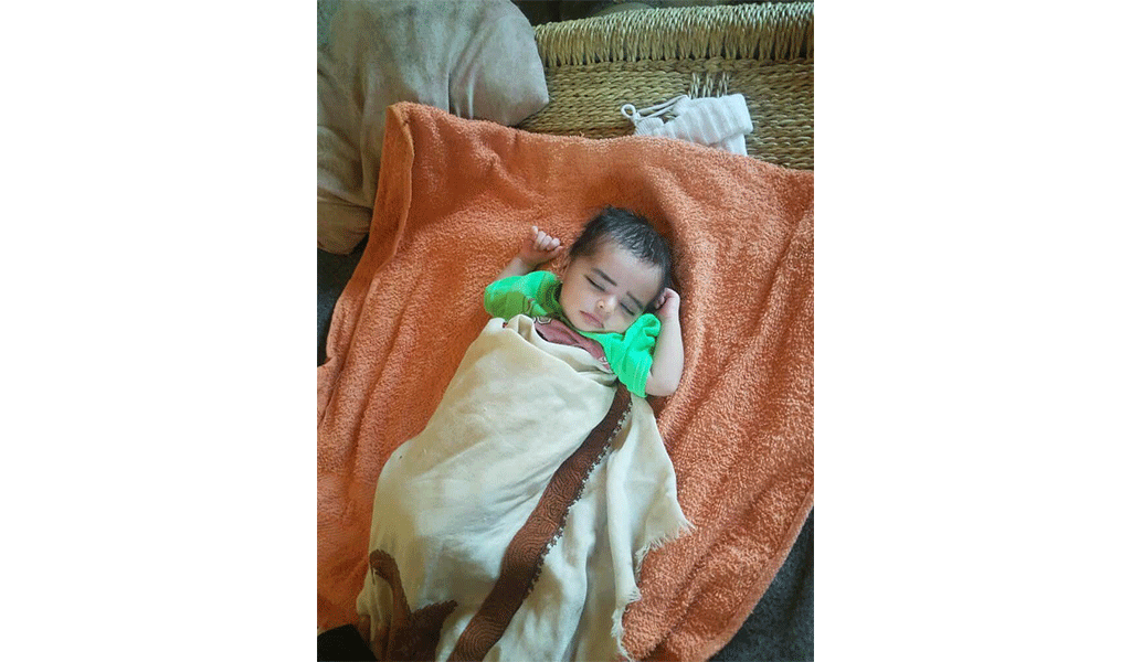 Hayat's new born baby Yemen