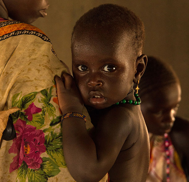 Nine-month-old Nyabuk from South Sudan.