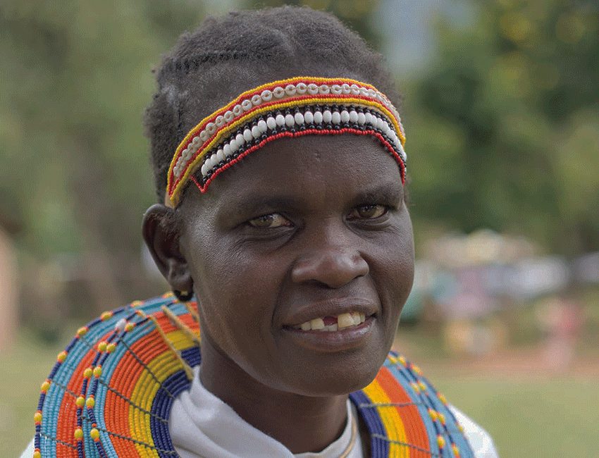 Silvia is part of the mother-to-mother support group in Kenya