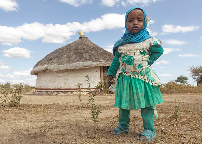 At the Action Against Hunger malnutrition centre, Munira was given therapeutic food to make her feel better