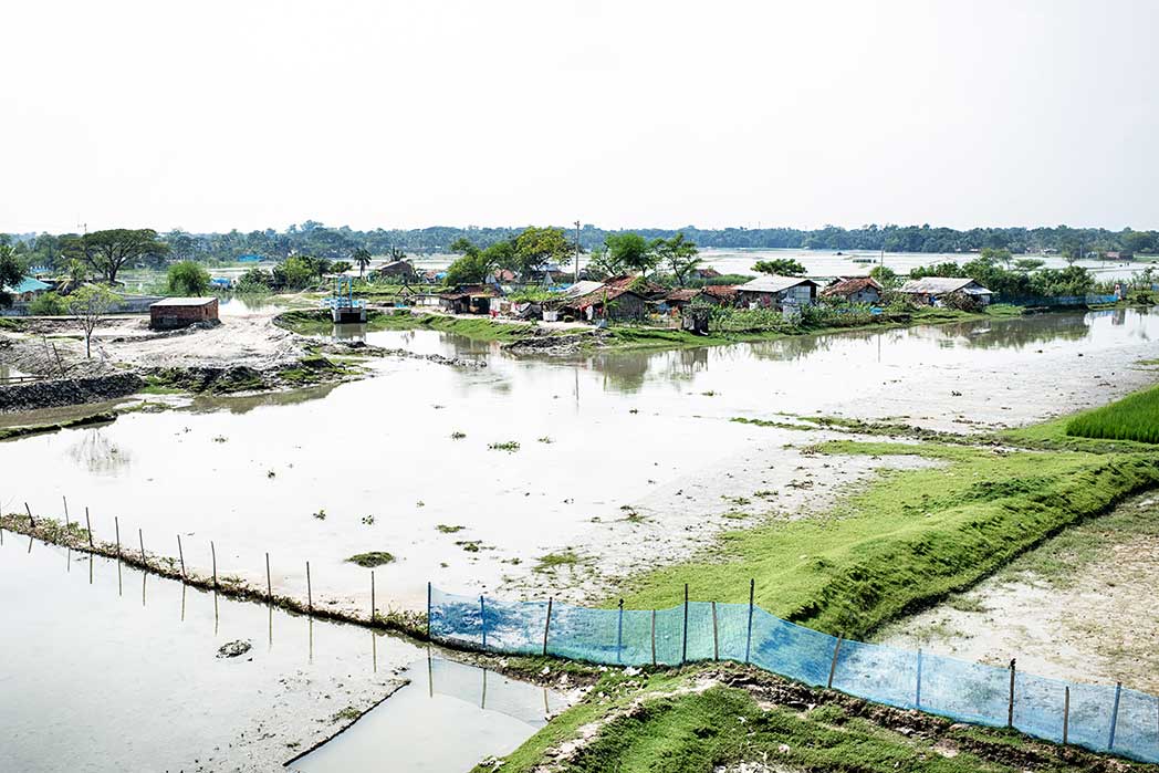 Flooding Bangladesh. 