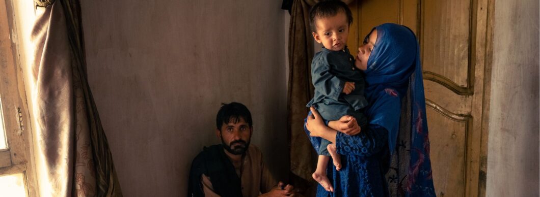 Family in Afghanistan supporter by Action Against Hunger.