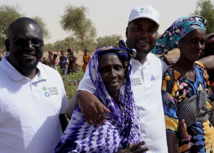 Community members in Senegal supported by Action Against Hunger.