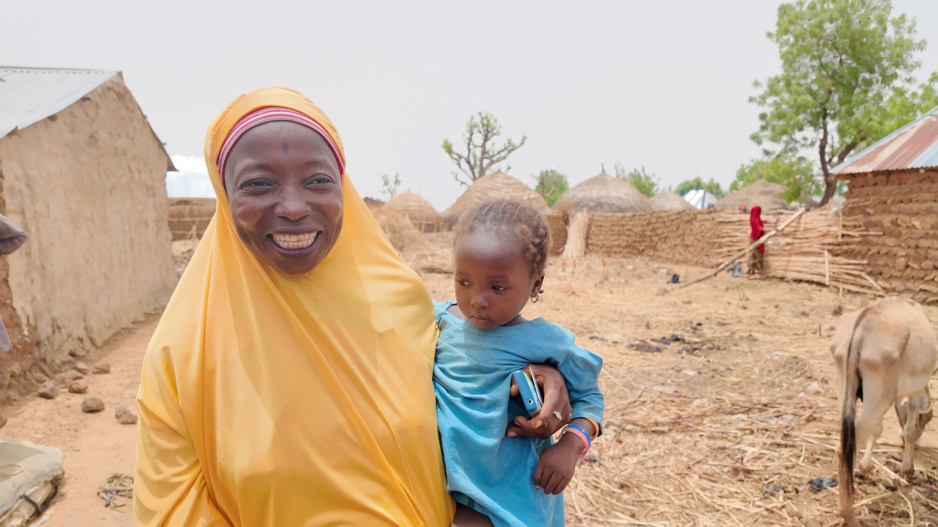 Zuwaira received a cash grant from Action Against Hunger to support her farming activities.