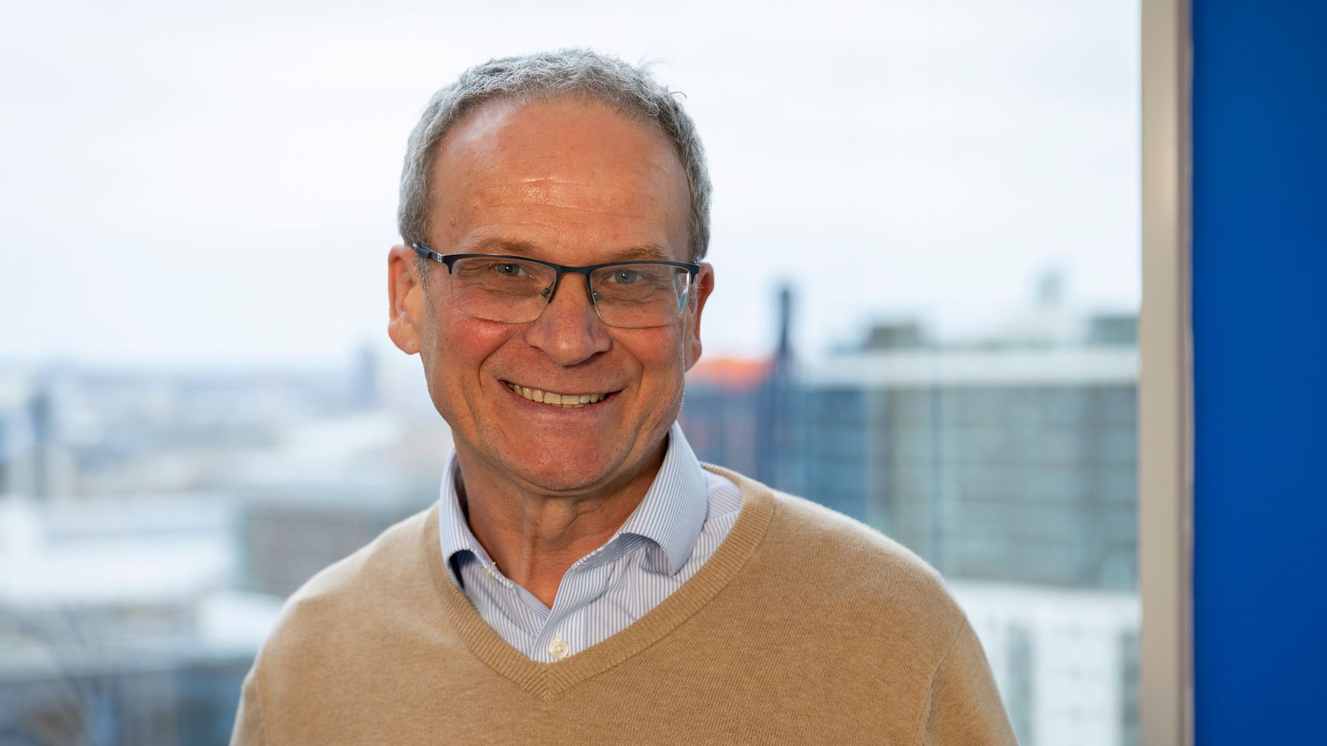 Portrait of Jean-Michel Grand, Executive Director at Action Against Hunger UK.