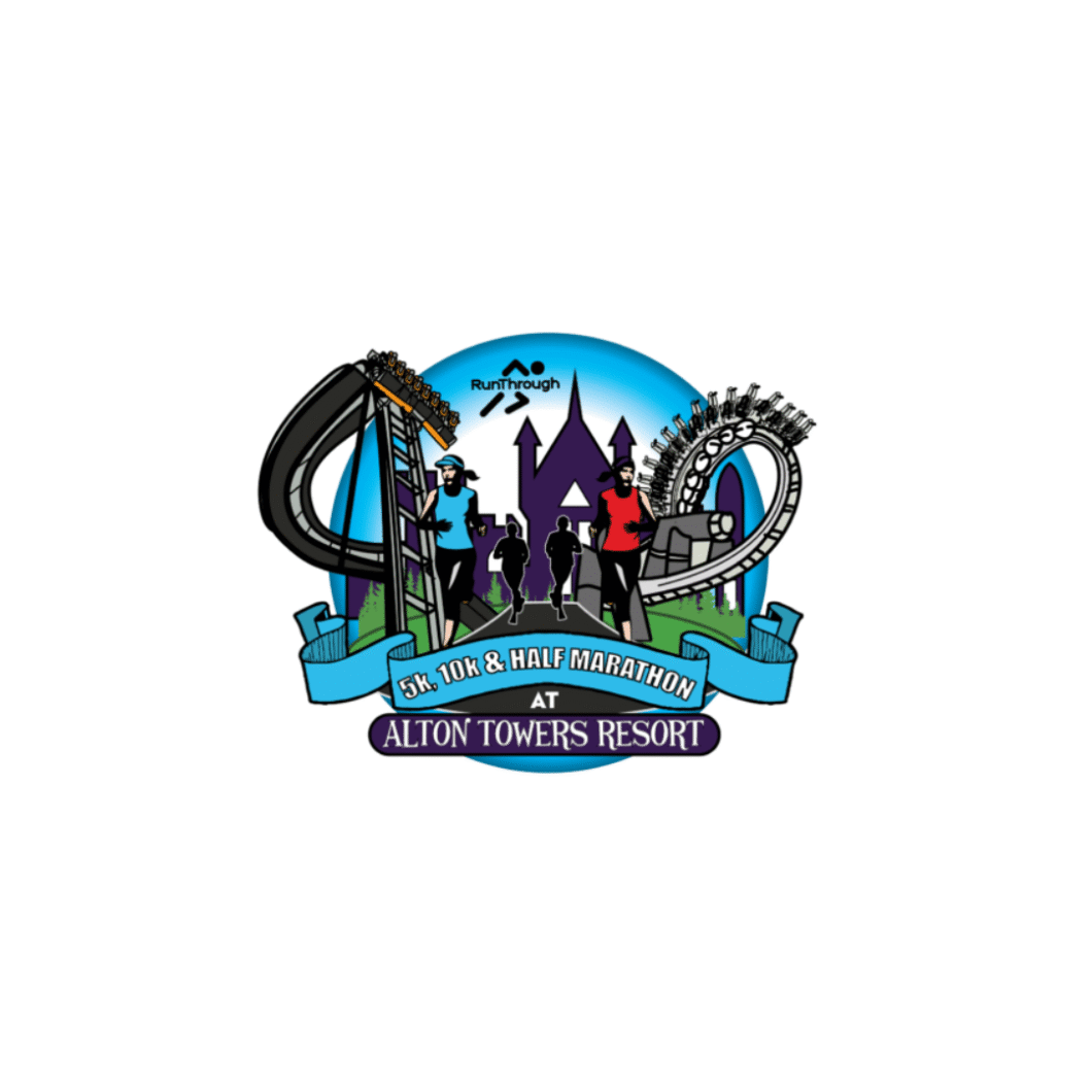Alton Towers Half Marathon, 5k and 10k.