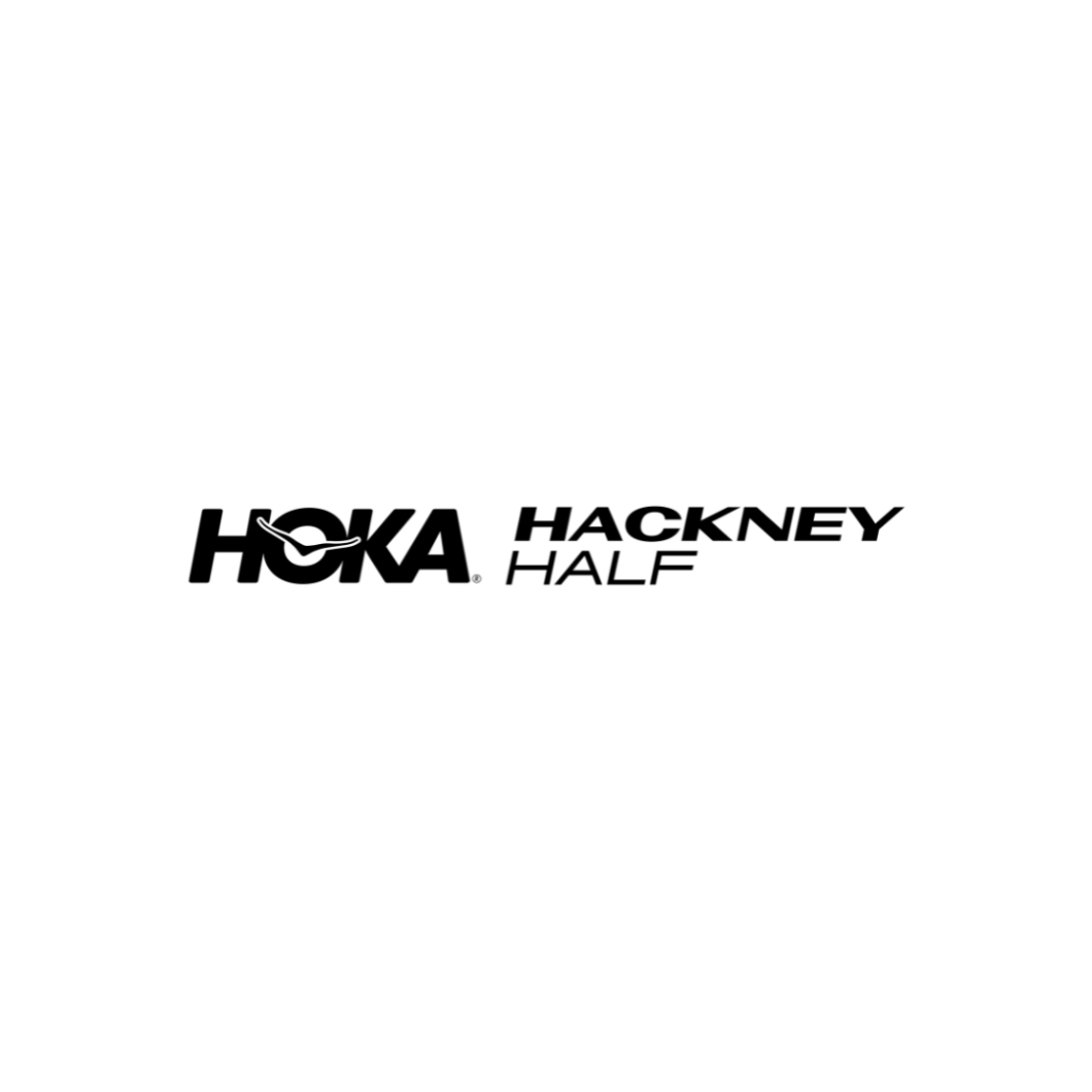 HOKA Hackney Half in bold black.