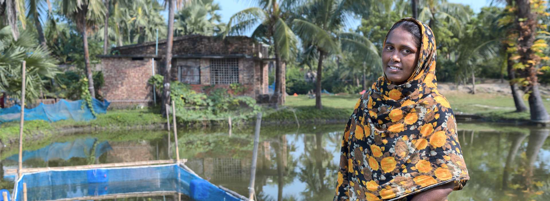 Tanjila partakes in women's support group in Bangladesh.
